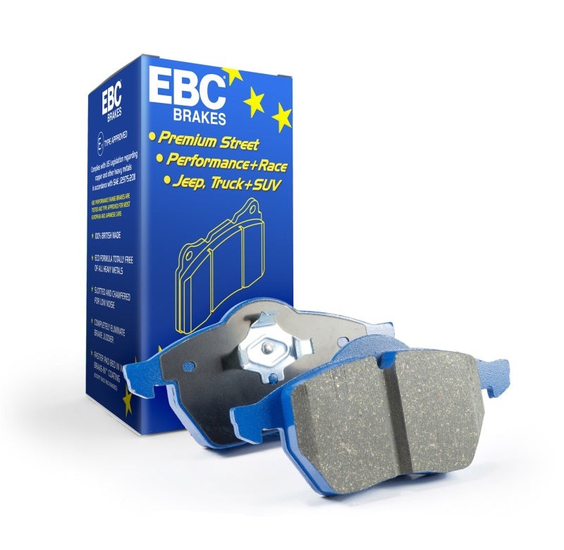 EBC 2016+ Porsche 911 (991/2 w/Cast Iron Rotors) 3.0TT Carrera Bluestuff Front Brake Pads - DP52307NDX