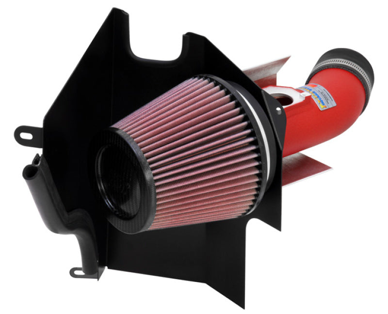 K&amp;N 02-07 WRX/STi Wrinkle Red Typhoon Short Ram Intake