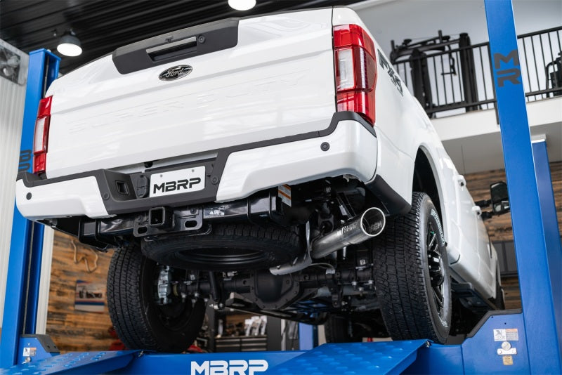 MBRP 2017+ Ford F-250/F-350 6.2L/7.3L Super/Crew Cab Single Side 4in T304 Catback Exhaust - S5247304