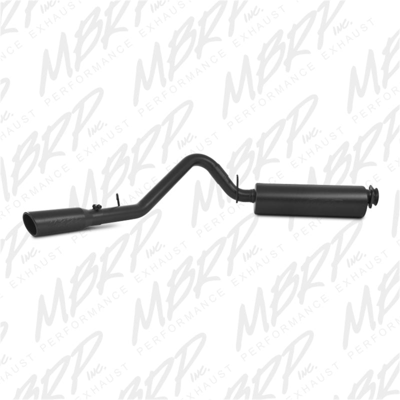 MBRP 2000-2006 Jeep Wrangler (JK) Inline-4 2.5L Inline-6 4.0L Cat Back Single Side - S5500BLK