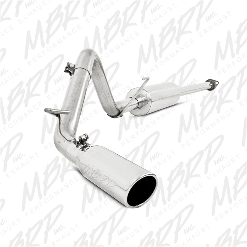 MBRP 05-13 Toyota Tacoma 4.0L EC/CC Cat Back Single Exit Aluminized Exhaust - S5326AL