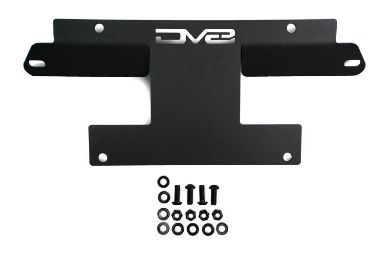 DV8 Offroad 21-24 Ford Bronco Factory Front Bumper Licence Relocation Bracket - Front