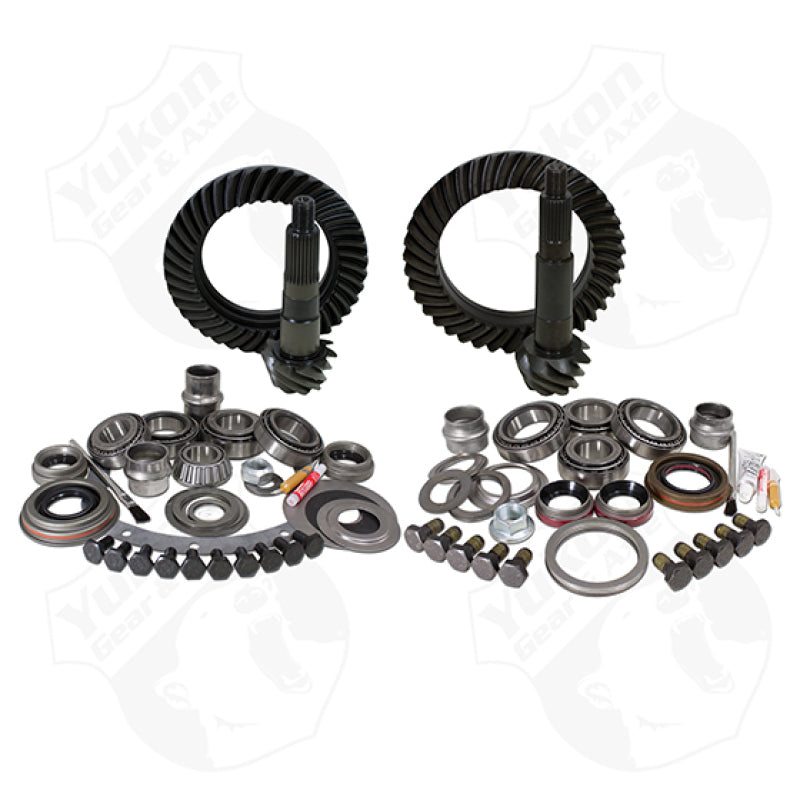 Yukon Gear &amp; Install Kit Package For Jeep JK Non-Rubicon in a 4.88 Ratio