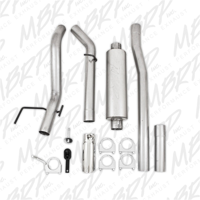 MBRP 06-08 Ram Hemi 1500 Mega Cab 5.7L / 03-13 Ram Hemi 2500/3500 5.7L Alum 3in Cat Back Single Side - S5148AL