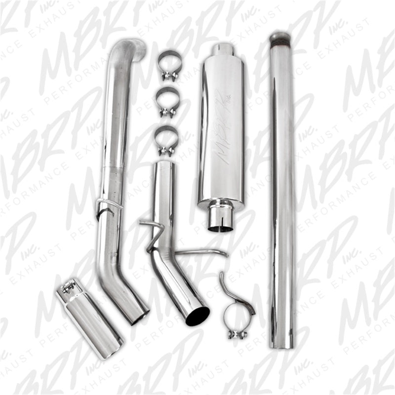 MBRP 11-13 Chevy 1500 Silverado/GMC Sierra 6.2L V8 3.5in Cat Back Single Side Exhaust T409 - S5070409