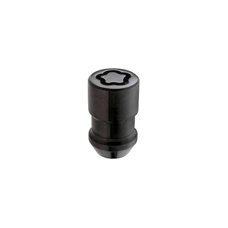 McGard Wheel Lock Nut Set - 5pk. (Cone Seat) 1/2-20 / 3/4 &amp;13/16 Dual Hex / 1.46in. Length - Black