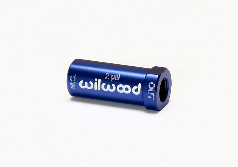 Wilwood Residual Pressure Valve - 2psi - Blue