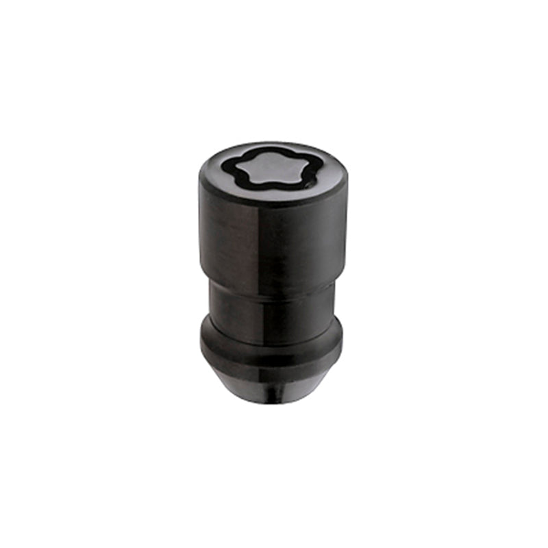 McGard Wheel Lock Nut Set - 5pk. (Cone Seat) 1/2-20 / 3/4 &amp;13/16 Dual Hex / 1.46in. Length - Black