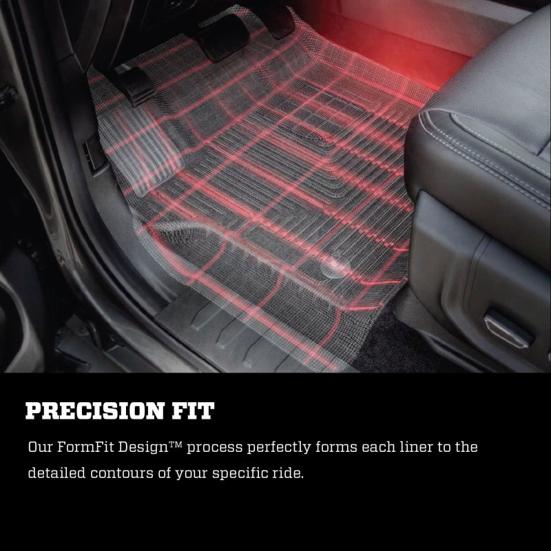 Husky Liners 2022 Toyota Tundra WeatherBeater CC CrewMax Front &amp; 2nd Seat Floor Liner - Blk