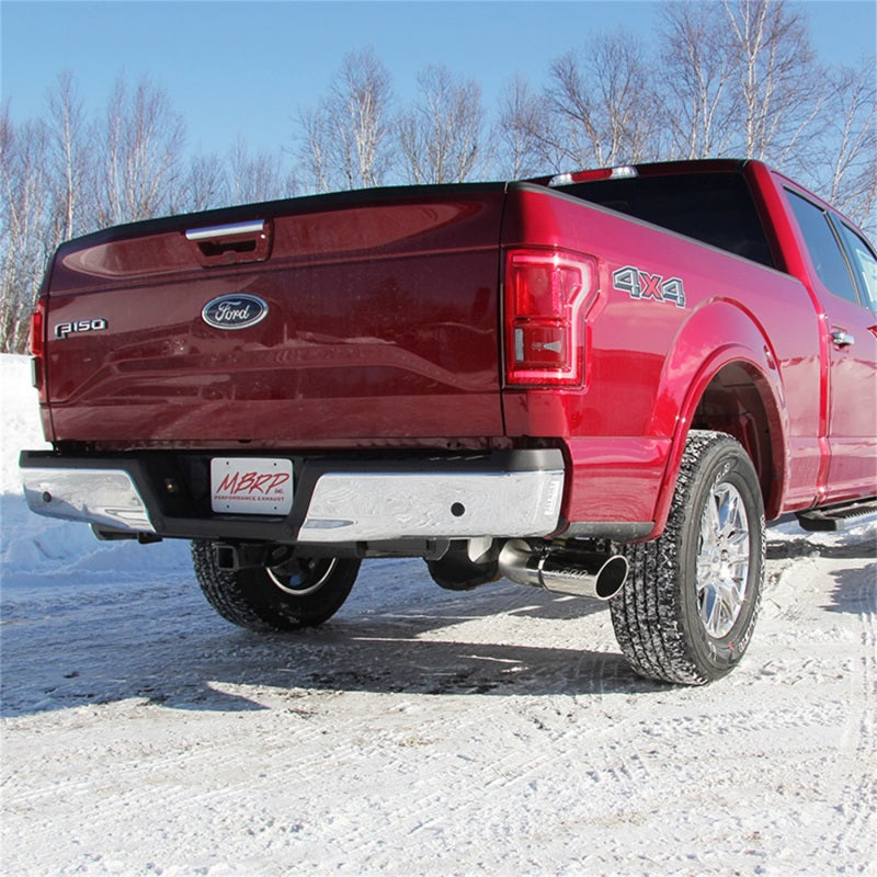 MBRP 2015 Ford F-150 2.7L / 3.5L EcoBoost 4in Cat Back Single Side T304 Exhaust System - S5259304