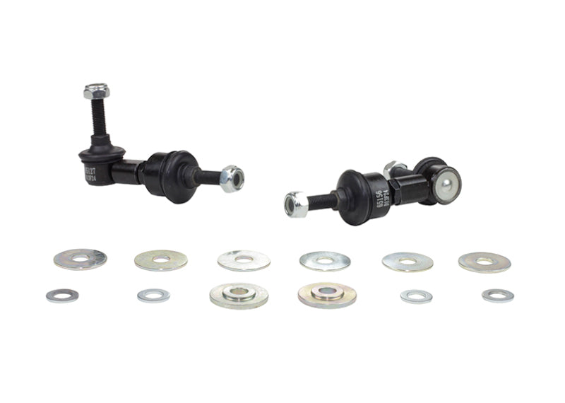 Whiteline 89-98 Nissan 240SX S13 &amp; S14 Front Swaybar link kit-adjustable ball end links - KLC107