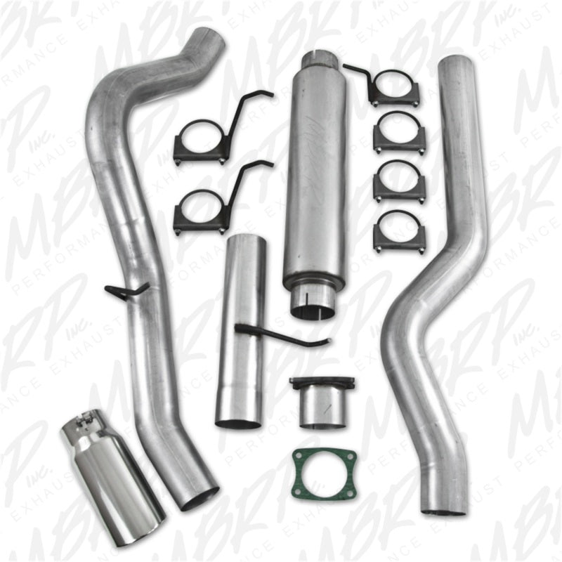 MBRP 2001-2005 Chev/GMC 2500/3500 Duramax EC/CC Cat Back Single Side - S6000AL