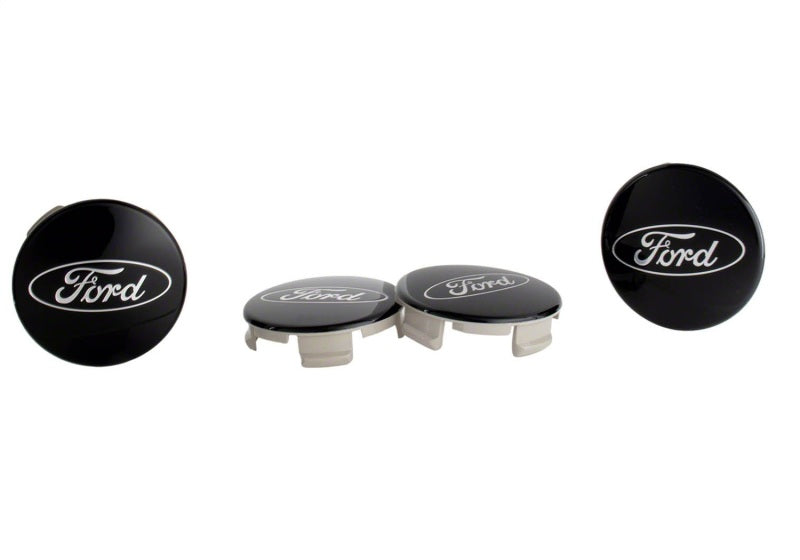 Ford Racing Ford Truck/SUV Black And Chrome Wheel Center Cap Kit - M-1096K-BCT