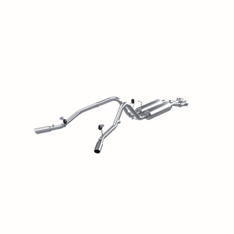 MBRP 2003-2007 Chev/GMC 2500 HD 6.0L CC-SB Cat Back Dual Split Side - S5012AL