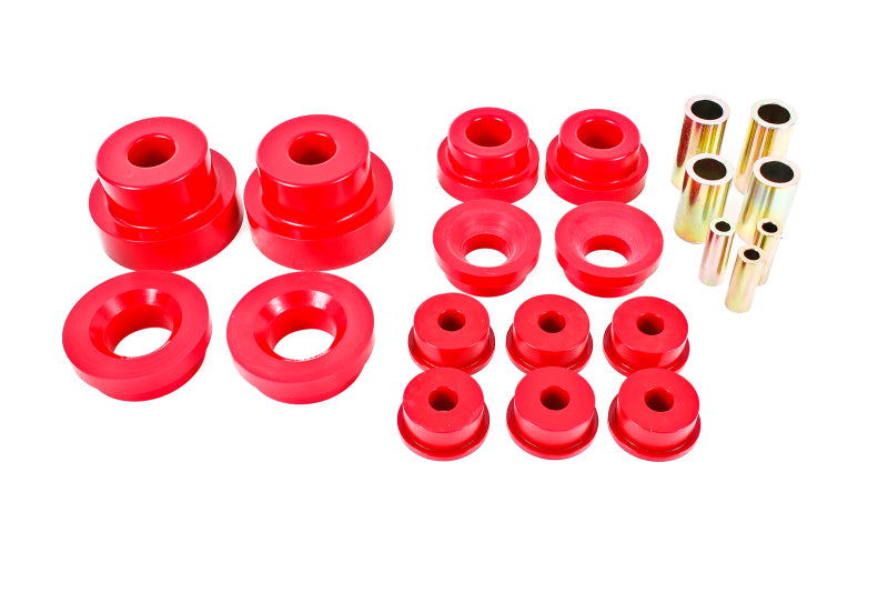 BMR 10-15 5th Gen Camaro Pro Version Rear Cradle Bushing Kit (BK024 BK029) - Red - BK030