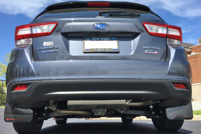 Rally Armor 17-22 Subaru Impreza Black UR Mud Flap w/ Red Logo