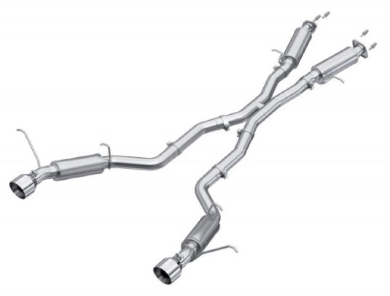 MBRP 2012+ Jeep Grand Cherokee SRT 6.4L 3in Dual Rear Exit Aluminized Catback Exhaust - T304 Tips - S5525AL