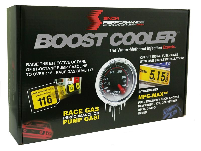 Snow Performance Stg 2 Boost Cooler Prog. Engine Mount Water Injection Kit (SS Braid Line &amp; 4AN)