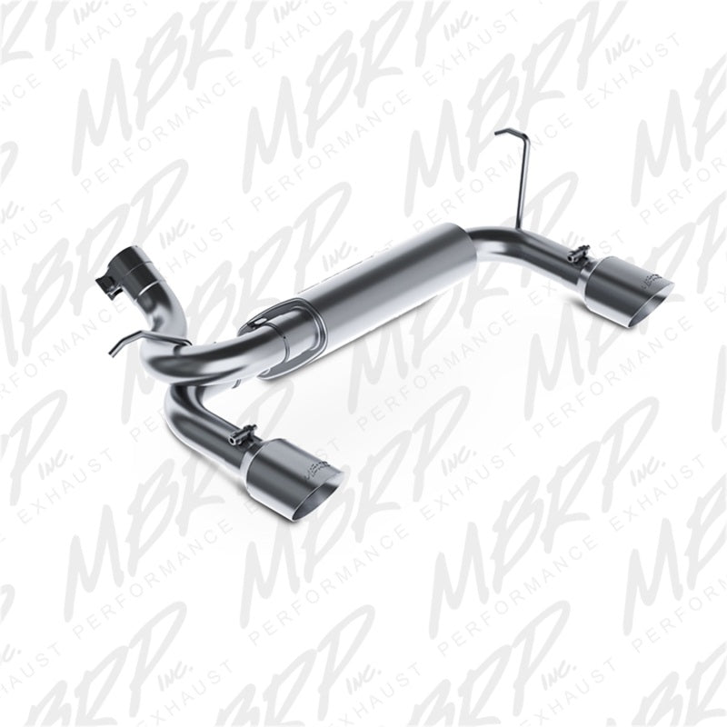 MBRP 07-14 Jeep Wrangler/Rubicon 3.6L/3.8L V6 Axle-Back Dual Rear Exit Aluminum Performance Exhuast - S5528AL