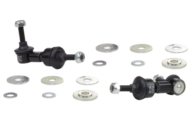 Whiteline 89-98 Nissan 240SX S13 &amp; S14 Front Swaybar link kit-adjustable ball end links - KLC107