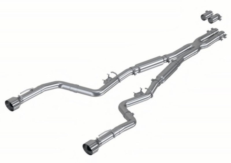 MBRP 17-21 Charger 5.7L 3in Dual Rear Exit Aluminized Catback Exhaust - S7117AL