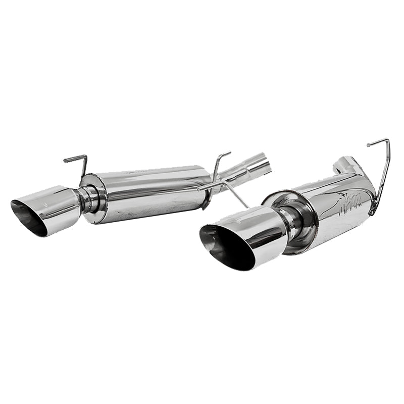 MBRP 05-10 Ford Mustang GT 5.0/Shelby GT500 Dual Mufflers Axle Back Split Rear T304 - S7200304