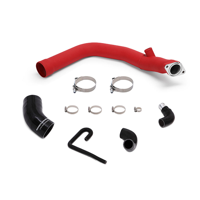 Mishimoto 2015 Subaru WRX Charge Pipe Kit - Wrinkle Red - MMICP-WRX-15WRD