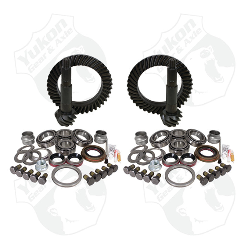 Yukon Gear &amp; Install Kit Package For Jeep JK Rubicon in a 4.88 Ratio