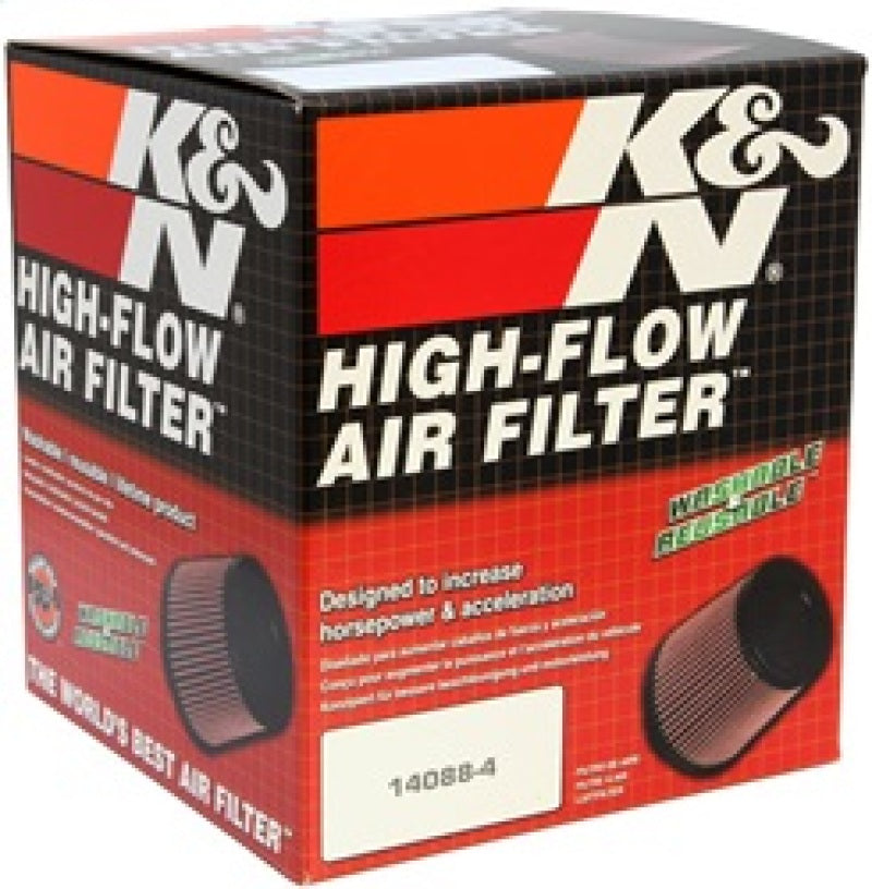 K&amp;N Universal Air Filter 4in Flange / 5-3/8in Base / 4-1/2in Top / 6in Height