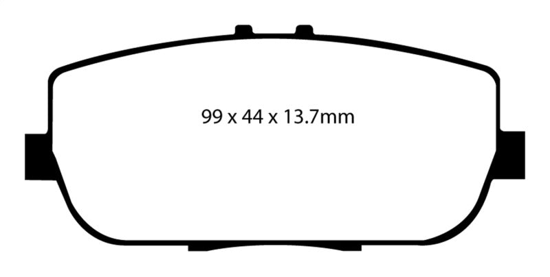 EBC 06-15 Mazda Miata MX5 2.0 Redstuff Rear Brake Pads - DP31775C