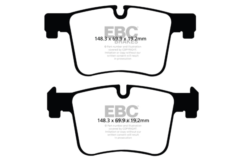 EBC 11+ BMW X3 2.0 Turbo (F25) Ultimax2 Front Brake Pads - UD1561