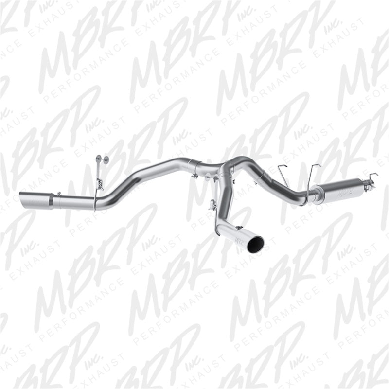 MBRP 14-16 Ram 2500 6.4L 4in 409 SS Dual Side Split Outlet Cat Back Exhaust - S5151409