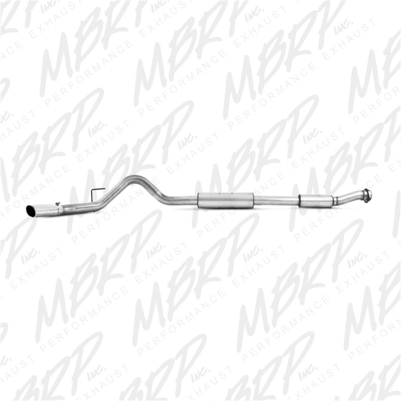 MBRP 11-13 Ford F150 SVT Raptor 6.2L EC-SB/CC-SB 3.5in Cat Back Single Exit Alum Exhaust System - S5228AL