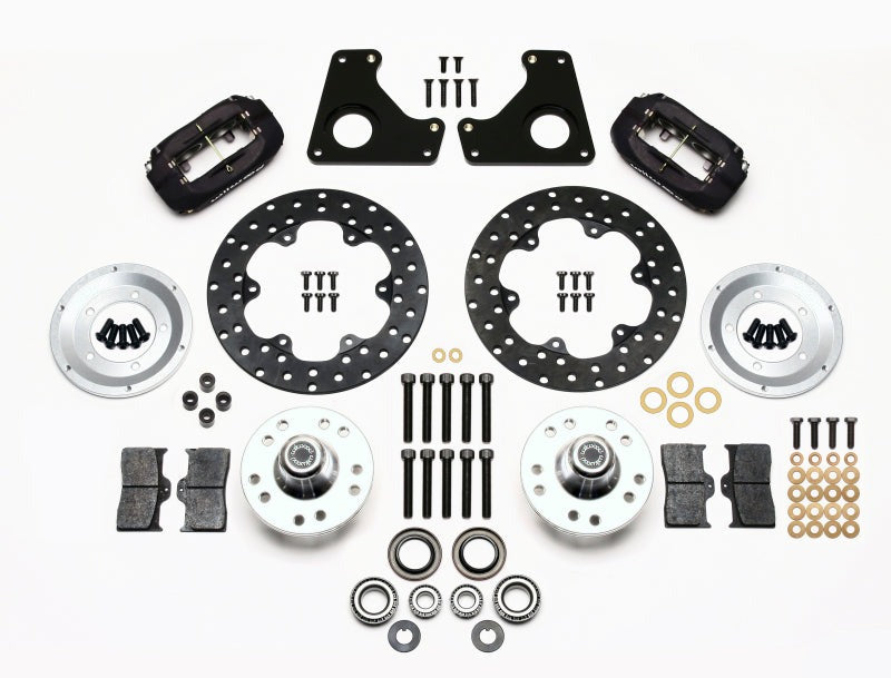 Wilwood Forged Dynalite Front Drag Kit Drilled Rotor 79-87 GM G Body