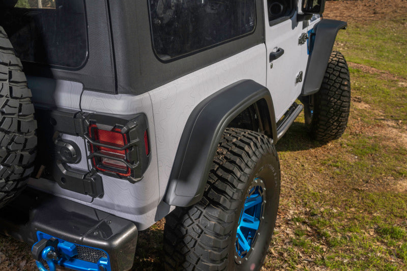 Rugged Ridge Max Terrain Fender Flare Set F &amp; R 18-22 Jeep Wrangler JL