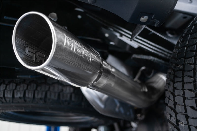 MBRP 2017+ Ford F-250/F-350 6.2L/7.3L Super/Crew Cab Single Side 4in T304 Catback Exhaust - S5247304