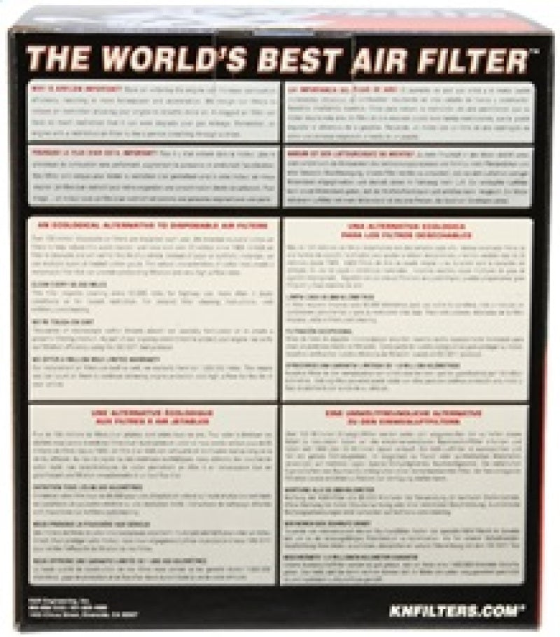 K&amp;N Universal Air Filter 4in Flange / 5-3/8in Base / 4-1/2in Top / 6in Height