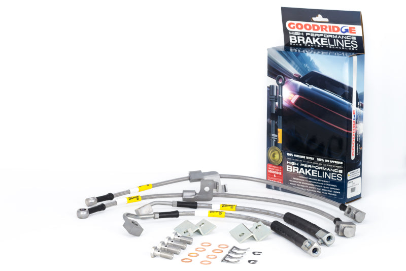 RA Rodeo F&R Braided Brake Line Kit - Snake Racing