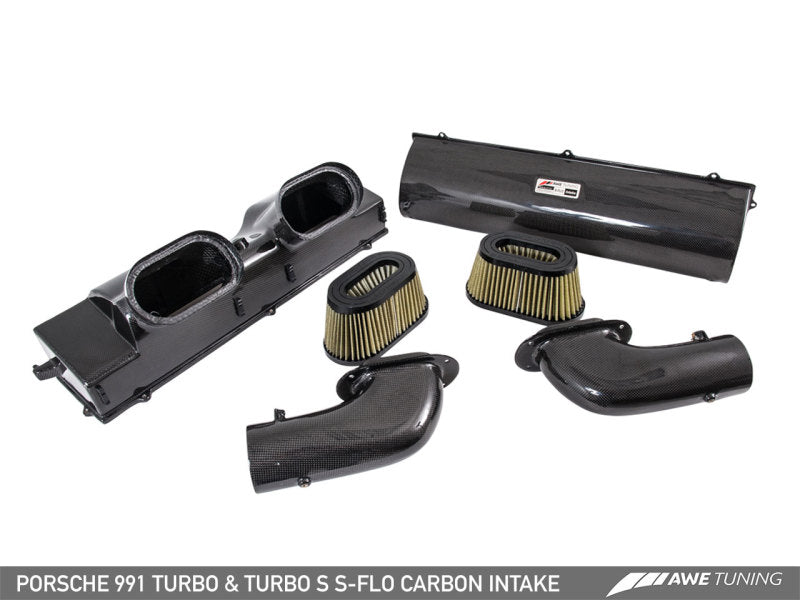 AWE Tuning Porsche 991 (991.2) Turbo and Turbo S S-FLO Carbon Intake