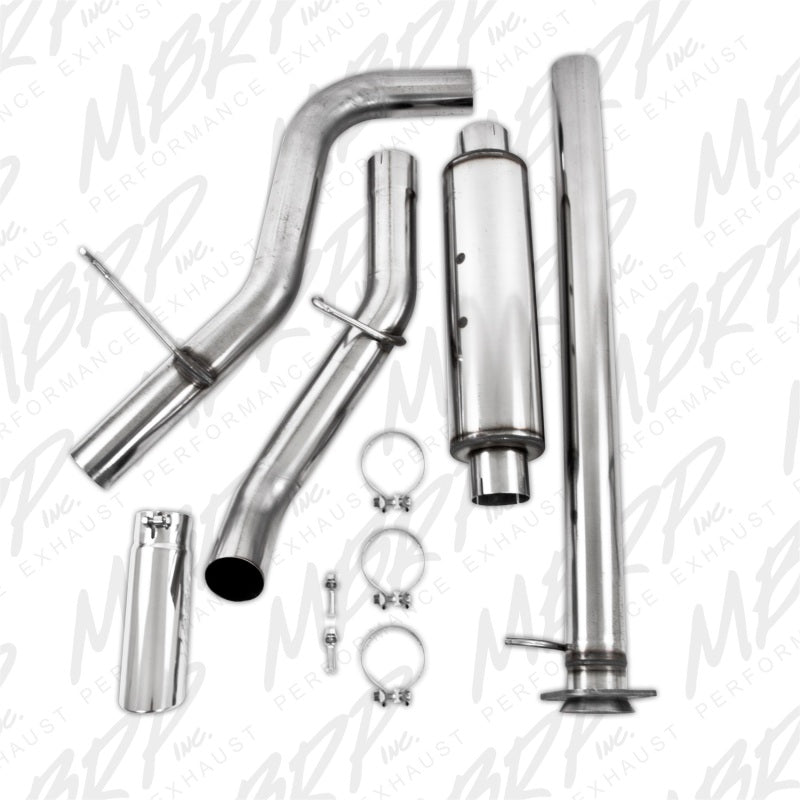 MBRP 11-19 Chevy/GMC 2500HD PU 6.0L V8 Single Side Exit T409 Cat Back Perf Exhaust - S5076409