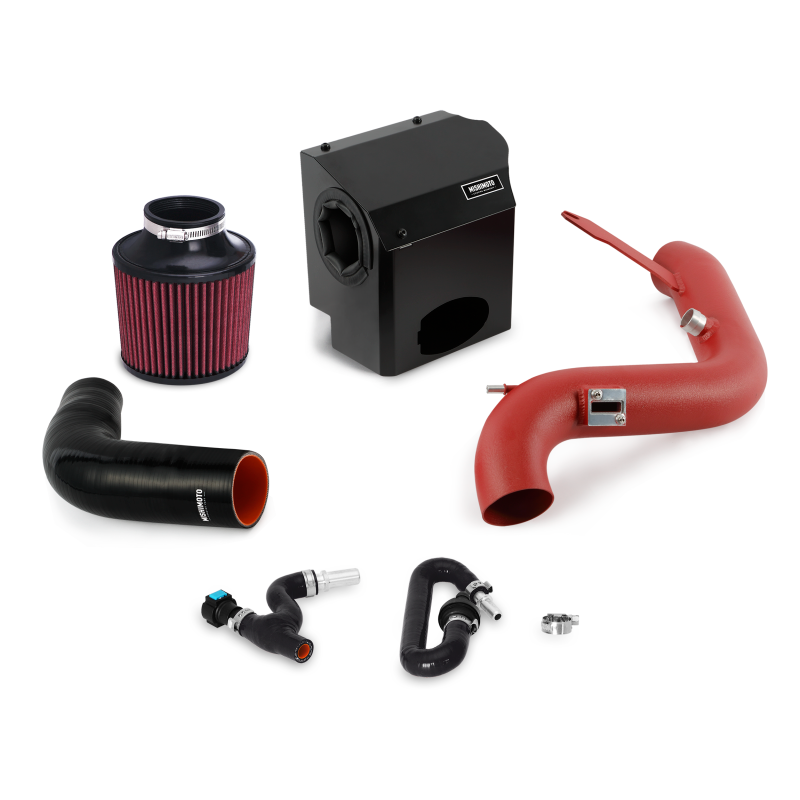 Mishimoto 2016 Ford Fiesta ST 1.6L Performance Air Intake Kit - Wrinkle Red - MMAI-FIST-16WRD