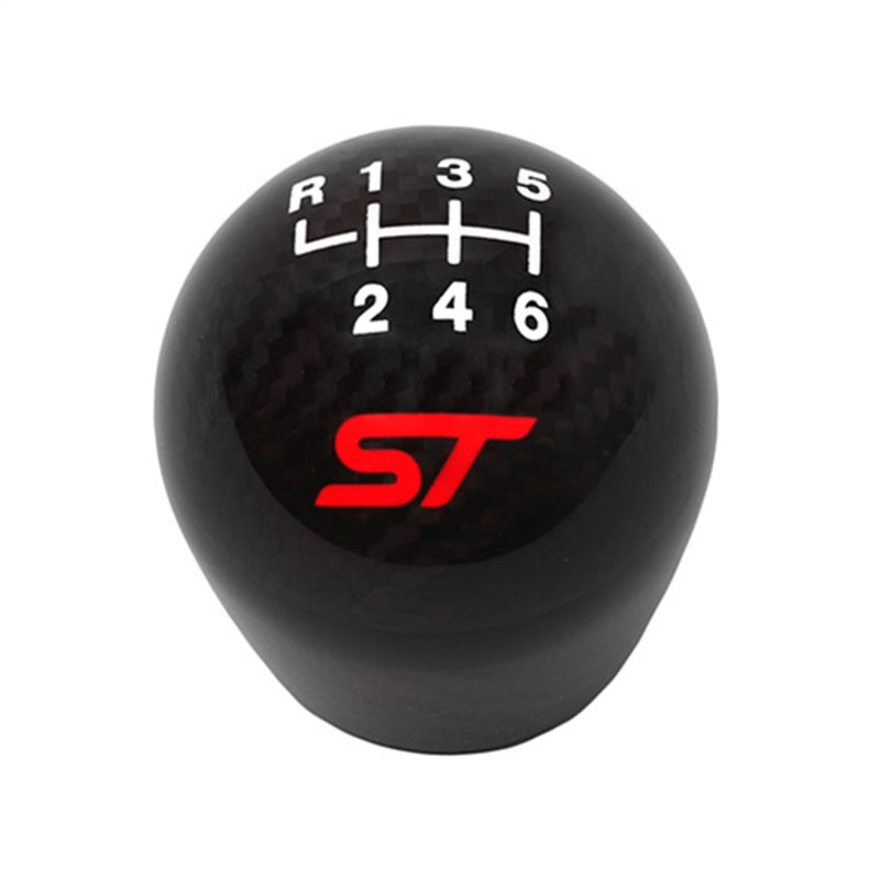 Ford Racing Focus ST Black Carbon Fiber Shift Knob 6 Speed - M-7213-FSTCF