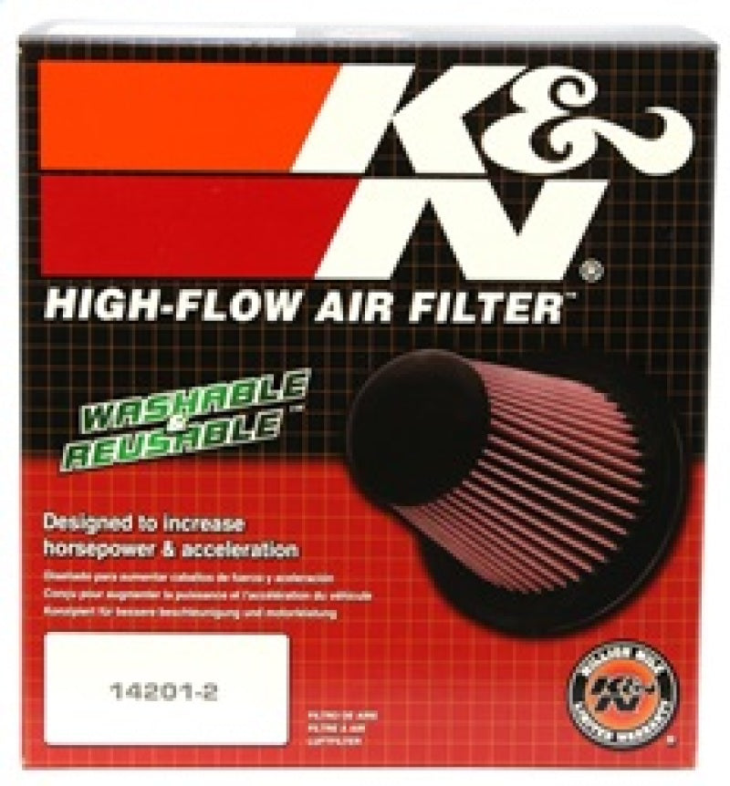 K&amp;N Universal Clamp-On Air Filter 6in FLG / 7-1/2in B / 4-1/2in T / 5in H