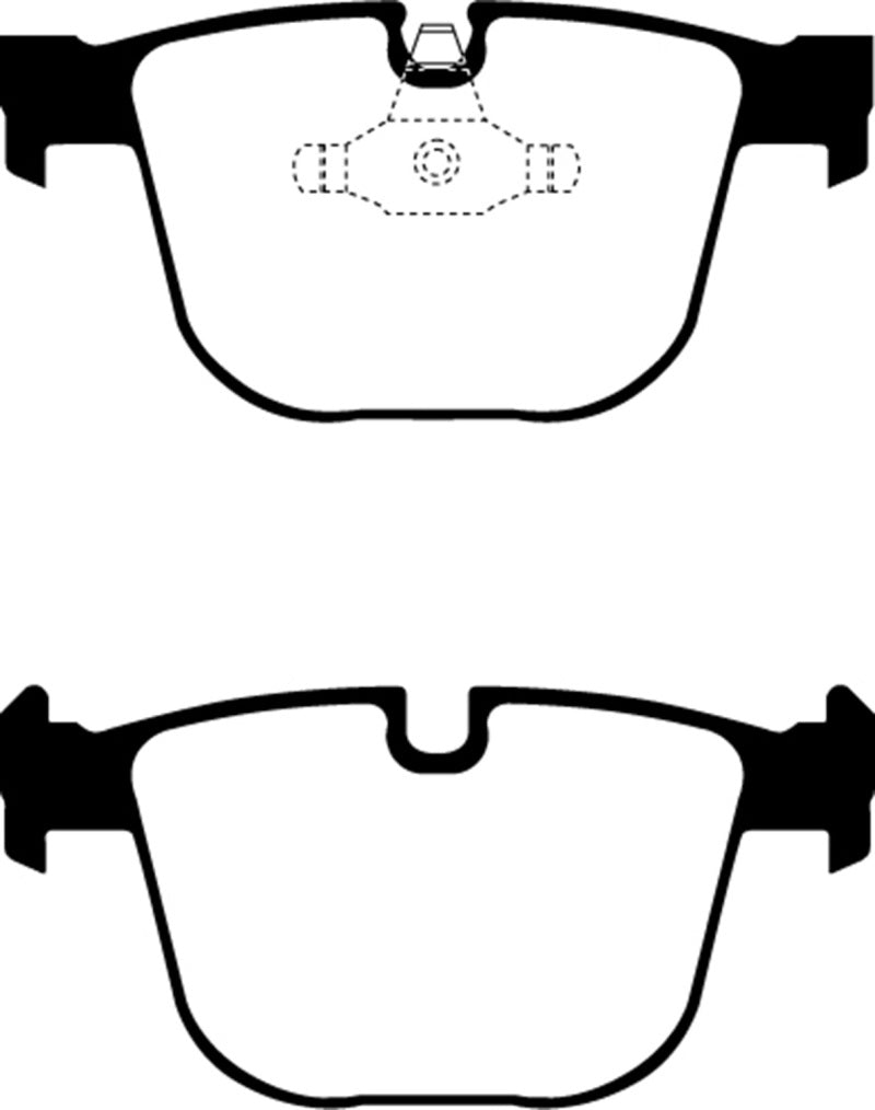 EBC 08-10 BMW M3 4.0 (E90) Redstuff Rear Brake Pads - DP31451C