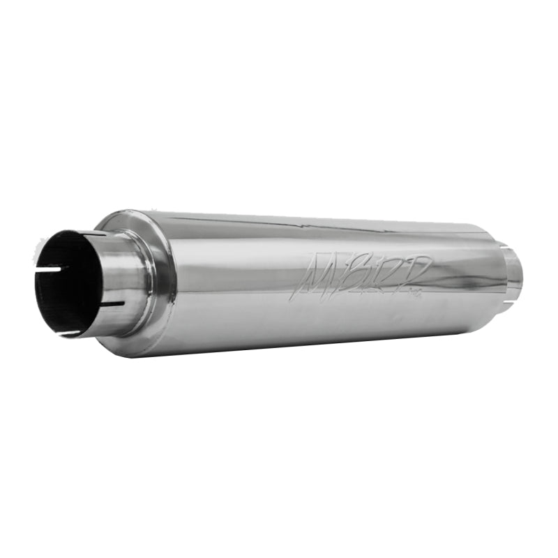 MBRP Universal Quiet Tone Muffler 4in Inlet/Outlet 24in Body 6in Dia 30in Overall T409 - M1004S