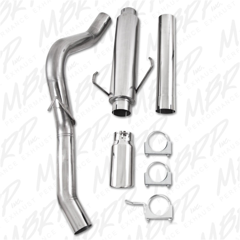 MBRP 2004.5-2007 Dodge 2500/3500 Cummins 600/610 Cat Back Single Side - S6108409