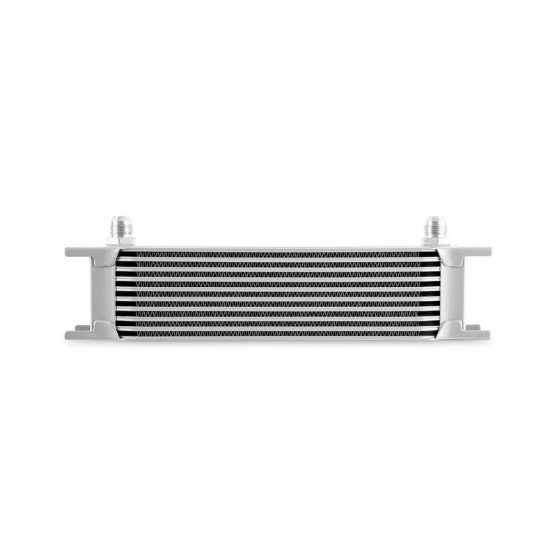 Mishimoto Universal -8AN 10 Row Oil Cooler - Silver - MMOC-10-8SL