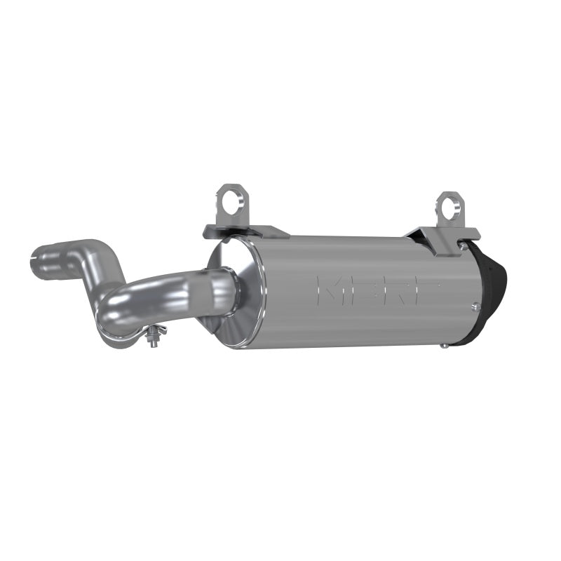 MBRP 15-Up Can-Am OUtlander 450/500/570 US Market Only 5in Performance Series T304 Slip-on Exhaust - AT-9214PT