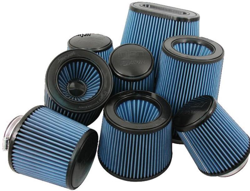 Injen AMSOIL Ea Nanofiber Dry Air Filter - 2.75 Filter 5 Base / 5 Tall / 4 Top - 40 Pleat - X-1010-BB