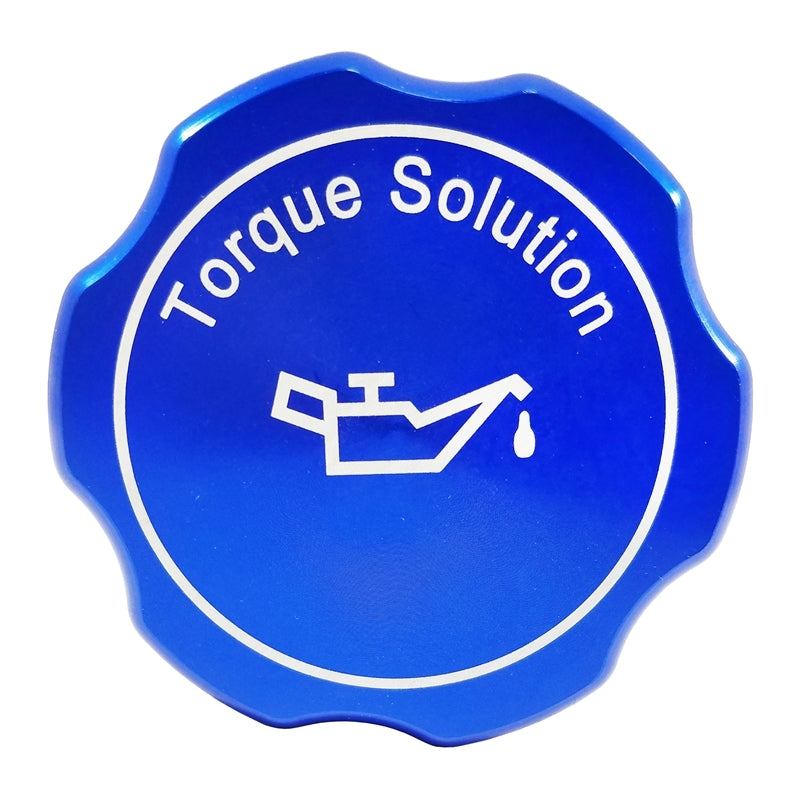 Torque Solution Billet Oil Cap 89+ Subaru  - Blue - TS-SU-313BU